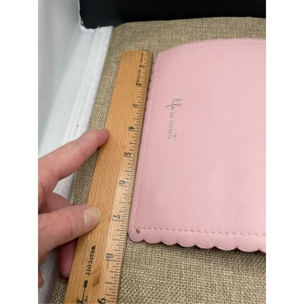 Lauren Conrad Life is Sweet Jewelry or Cosmetic Travel Case Case Pink